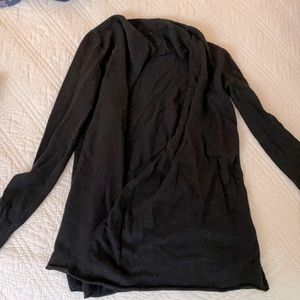 Black Slouchy Cardigan